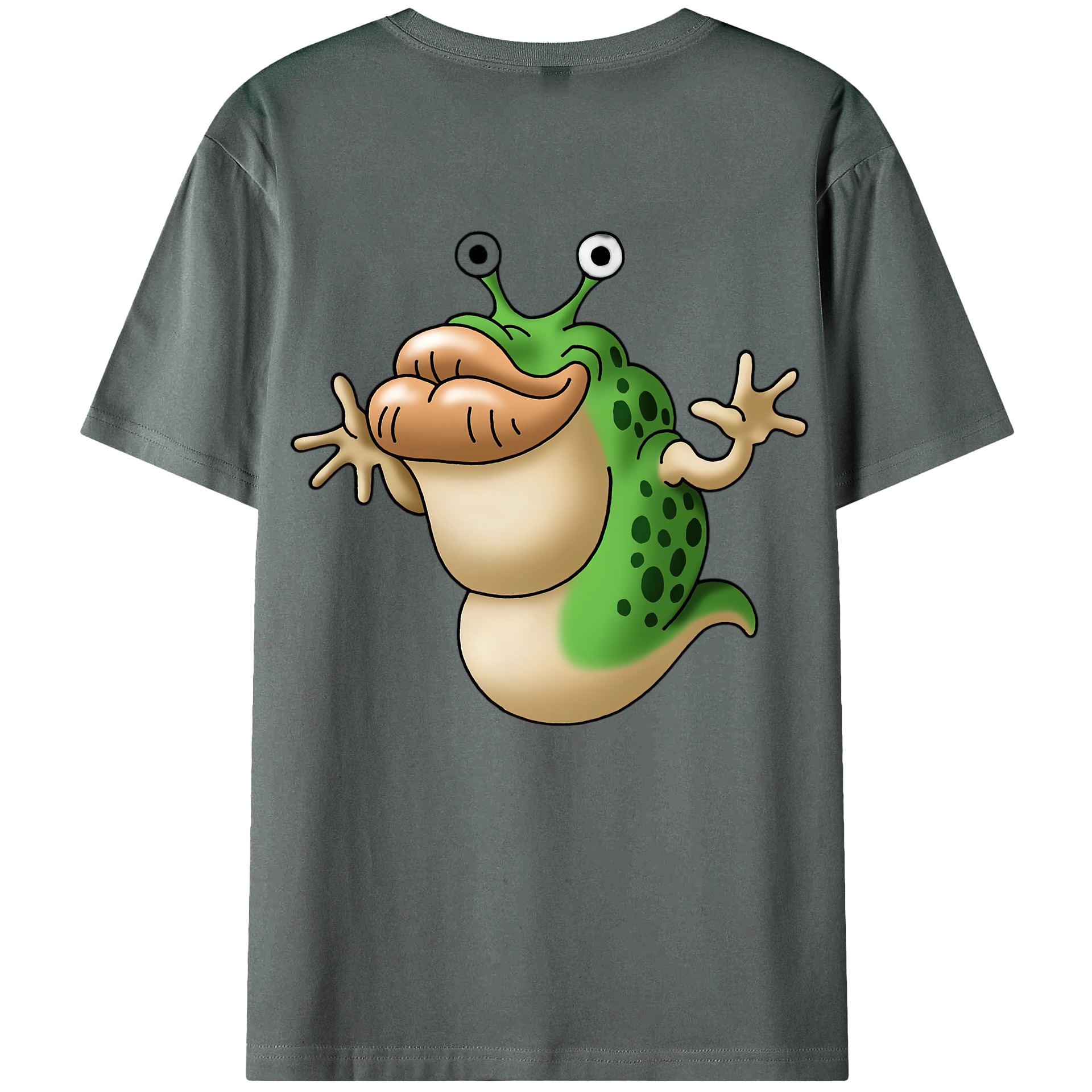 （画像用） ドラゴンクエスト Doragon Kuesuto Dragon Quest 綿100％ メンズ半袖Tシャツ（バックプリント） 通気性
